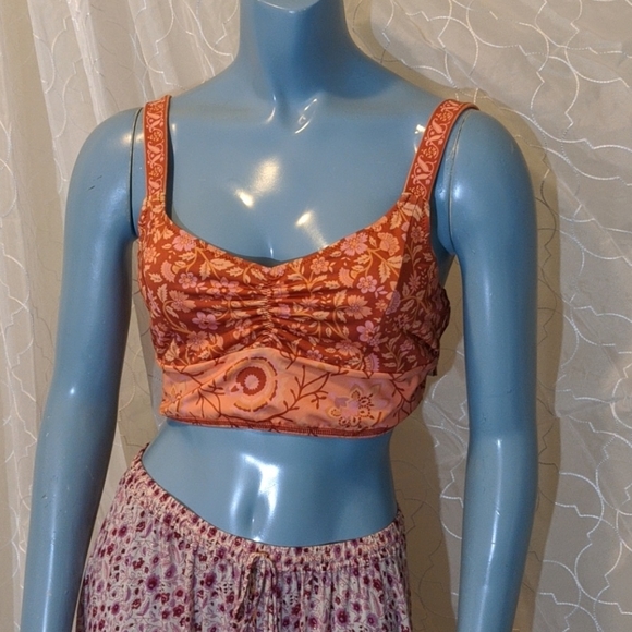 Spell Other - Spell Dahlia Crop in Terra Cotta - M - NWT